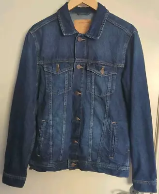 Jack & Jones - Men's Intelligence Denim Jacket In Mid Blue - Size L • $35