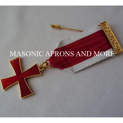 Masonic Regalia-Masonic Knights Templar (KT) Breast Jewel. • $40