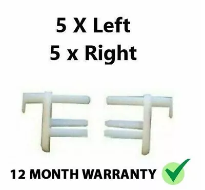 5 X Pairs Flyscreen Caravan Window Blind End Clips 5 L/H 5 R/h • $24.35