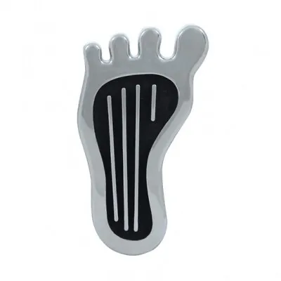 Universal Car Truck Chrome 3 3/4  Barefoot Little Foot Shape Dimmer Switch Cover • $15.84