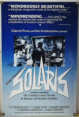 $80 • Buy Solaris Rolled Orig 1sh Movie Poster Andrei Tarkovsky Kino Rr80's (1972)