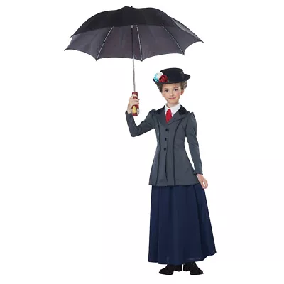 Girls English Nanny Mary Poppins Disney Costume • $25.80