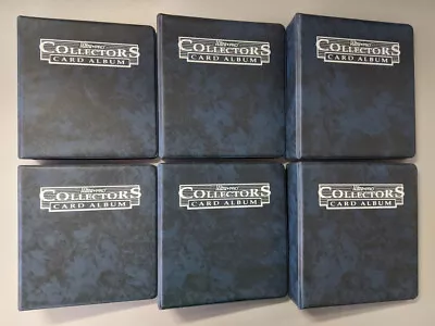 Ultra Pro 2-Ring Mini Album Blue & (40) 4-Pocket Pages Lot Of Six (6) • $425