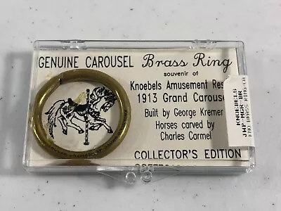 Knoebels Amusement Resort Pennsylvania Genuine 1913 Carousel Brass Ring • $74.99