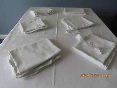 6 White Chefs Waist Aprons (varying Sizes & Conditions - See Description/photos • £4