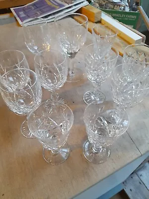 Thomas Webb Royal Brierley Stuart Edinburgh Crystal Glasses • £15