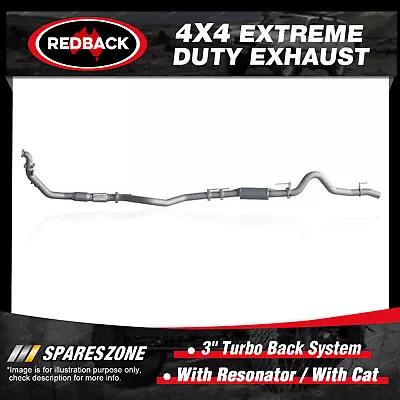 Redback 409 SS Exhaust & Resonator & Cat For Holden Colorado RC Rodeo RA • $1796.95