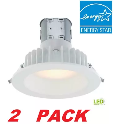 £29.68 • Buy EnviroLite Easy Up 6 In. White Integrated LED Recessed Kit EV608943wh35 (2 PACK)