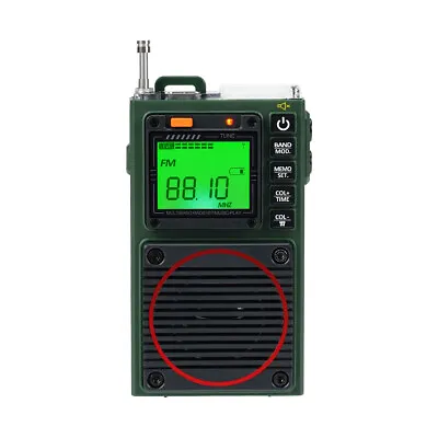 Retekess TR111 Pocket Radio Multi Band AM/FM/SW/WB/VHF Emergency Alarm Camping • $54.99