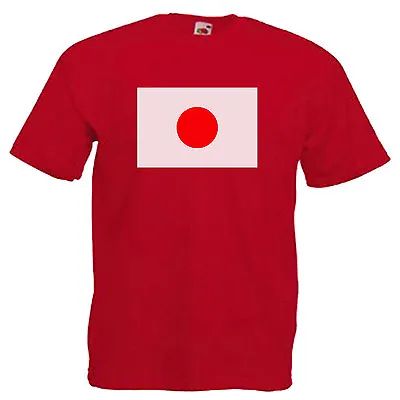 Japan Flag Adults Mens T Shirt 12 Colours Size S - 3XL • £9.49