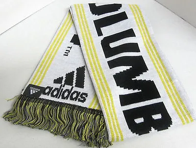 MLS Columbus Crew Multi-Color Two Sided One Size Fits All Tassel Scarf By Adidas • $19.99