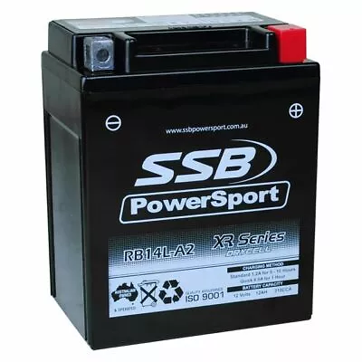 AGM YTX14AHL-BS YB14L-A2 12N14-3A Motorcycle Battery Suzuki GR650 Tempte GS650 • $132.95