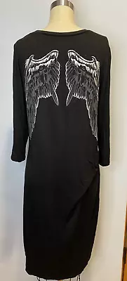 Torrid Her Universe Disney Maleficent 2 Wing Back Black Asymmetrical Top 0 Plus • $40