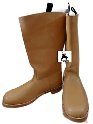 German Marching Boots Natural Leather  WW2 M39 Jackboot All Sizes Available • $120