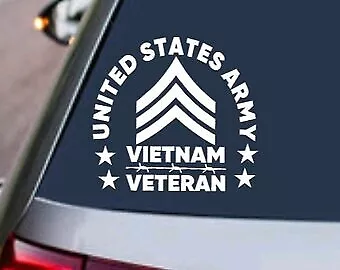 US ARMY VIETNAM SGT VETERAN DECAL - USA Military Soldier Sticker Car Truck SUV • $7.50