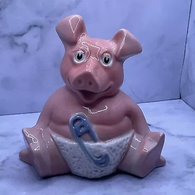 Wade Vintage NatWest Baby Pig Woody Piggy Bank Money Box   Has Original Stopper • £4.99