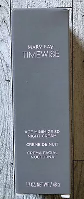 NEW Mary Kay TimeWise Age Minimize 3D Night Cream Face Normal To Dry Skin 1.7oz • $22.95