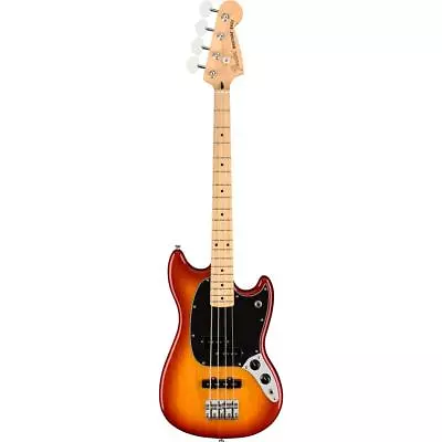 Fender Player Mustang Bass PJ Guitar Maple Fingerboard Sienna Sunburst • $849.99