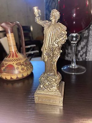 $35 • Buy Dionysus God Statue Greek Roman Mythology Bronze/goldish