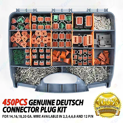 $75 • Buy 450 Pcs Deutsch Dt Connector Plug Kit Au Stock