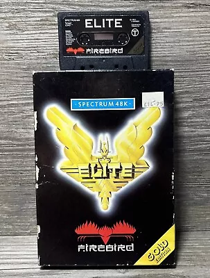 Elite ZX Spectrum 48k Gold Edition Box With Control Guide & Poster No Lenslok • $124.95