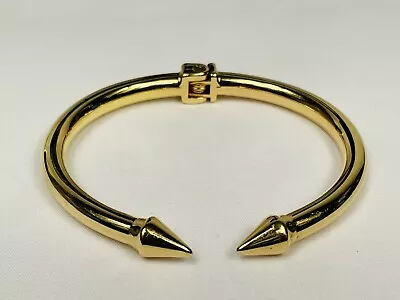 Vita Fede Gold Tone Made In Italy Hinged Cuff Bracelet • $45