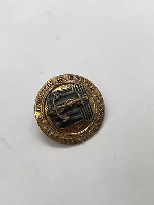 WWII US MERCHANT MARINE PIN ANCHOR STERLING SILVER LAPEL 7.1g 925 VINTAGE • $45