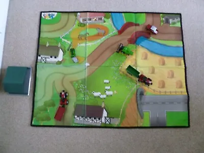 CORGI TOYS Farming Set -Mat - Implement Shed And Vehicles • £17.50