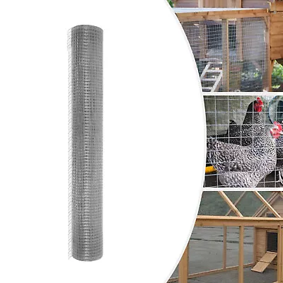 Garden Chicken Wire Poultry Fence 36in X 50ft Hardware Cloth 1/2 Inch Wire Mesh • $37