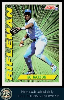 Bo Jackson 1991 Score #412 Kansas City Royals • $1.89