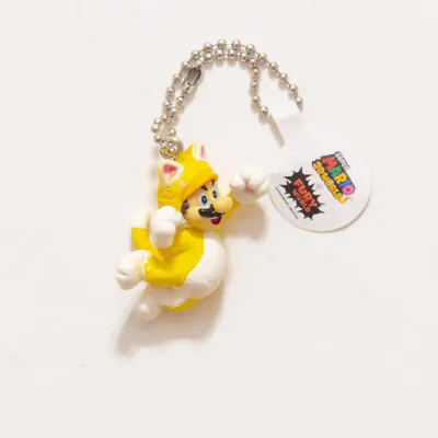 NEW Super Bell Mario Super Mario Bros. Movie TOMY Keychain 1  Gashapon Cat • $13.99