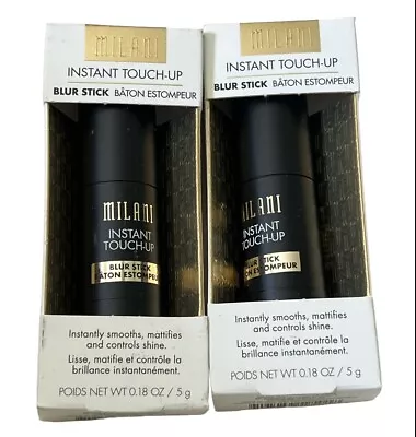 Milani Instant Touch-Up Blur Stick 01 Transparent Lot Of 2  NEW • $16.99