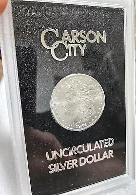 1882-CC Morgan Dollar UNC Carson City Original Plastic Holder • $329