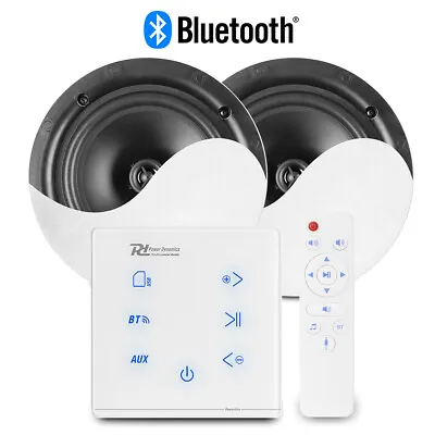 £135 • Buy Bluetooth Ceiling Speaker Set - 2x NCSS5 5.25  And A50W Home Audio Music System