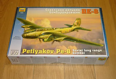Zvezda 1/72 Scale Petlyakov Pe-8 - Plane Kit - Big Box • £32.99