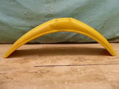 Vintage Custom Dirt Bike Plastic Front Fender Guard Yellow PL1011-FF1+ • $37.50