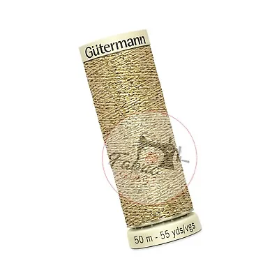 £2.39 • Buy Gutermann Metallic Effect Thread Glitter Sparkling Sewing 50m Pick Colour 744603