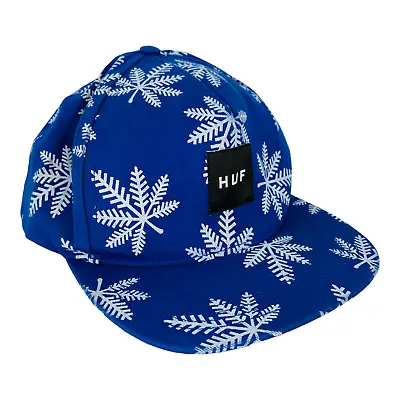 $17.99 • Buy HUF Snowlife Snapback Royal Blue White Adjustable Men's Hat