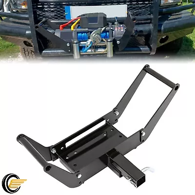 13000LBS Winch Mounting Plate For Hitch Receiver Mount Bracket For Truck SUV 4WD • $39.95