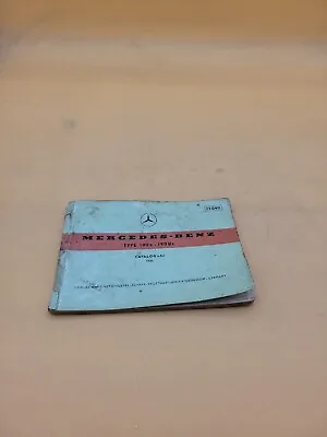 1961 Mercedes Benz Type 190c - 190dc Catalog Guide Manual Booklet A 12040  • $14