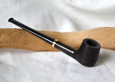 Mr Brog Classic Billiard Tobacco Smoking Pipe 19 London Black Pear Wood • $28.90