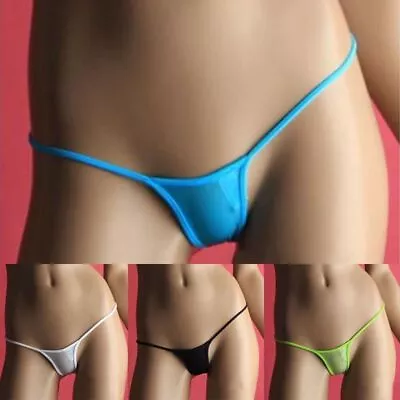 Women's Sexy-Thong-G-String Underwear/ Panties Micro Lingerie Panty-Briefs • £5.83