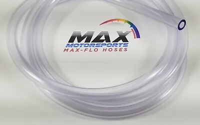 4' FT X 1/4  (6.4mm) ID X 3/8  OD X CLEAR TRANSPARENT Fuel Line Gas Hose Tubing • $9.95