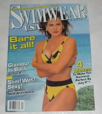 SWIMWEAR USA Magazine Summer 1989! Venus Swimsuits MEG REGISTER CHERYL PARIS • $69.99