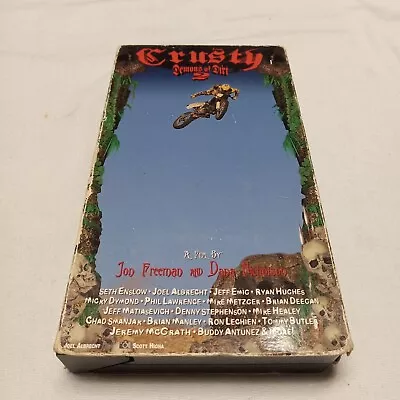 Crusty Demons Dirt 2 VHS Tape 90s Dirt Bike Motocross Fox Racing Fleshwound Film • $19.97