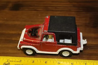 Vintage Tootsie Toy Red And Black Jeep 4x4 • $5.76