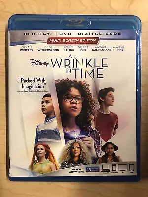 A Wrinkle In Time (Blu-ray And DVD Only Disney 2018) - J0917 • $2.99