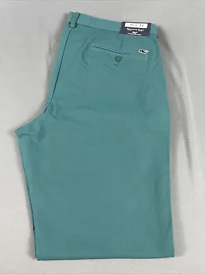 Vineyard Vines Golf Pants Performance Breaker 36 X 34 Green Nylon Spandex NWT • $59.93