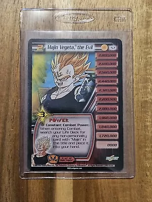 DBZ CCG Majin Vegeta The Evil #57 NM Unlimited Babidi Saga 2003 Dragon Ball Z • $9.99