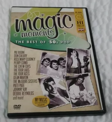 Magic Moments DVD Best Of 50s Pop Dean Martin Johnny Ray Perry Como Patti Page • $10